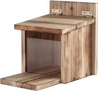 $27  Wooden Squirrel Feeder Picnic Table  Outside