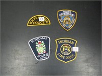 Police patches .