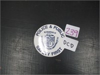 police and public saftey badge