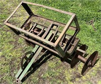 Vintage Disc Plow with Weight Box, Would Make