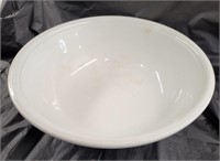 Large white mixing bowl