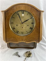 Mauthe Wall Clock, Not Tested, No Shipping