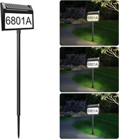 $23  Solar House Numbers  LED  3-Color in 1