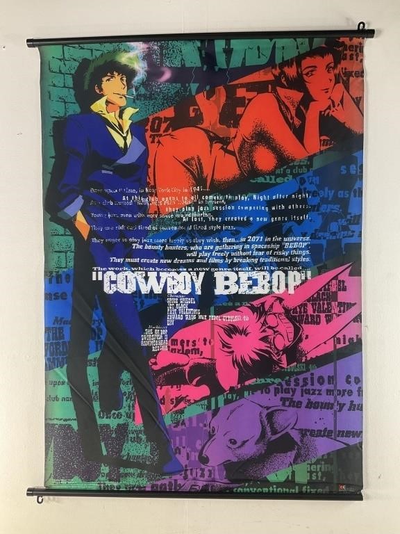 28"x42" Fabric Cowboy Bebop Poster