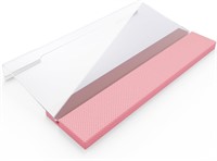 $24  Acrylic Keyboard Stand with Wrist Rest-Pink