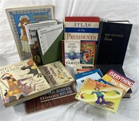 Lot Of Misc. Books, Including Bible & Worlds Of