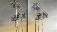 2 LA Palm Tree Art Prints on Canvas