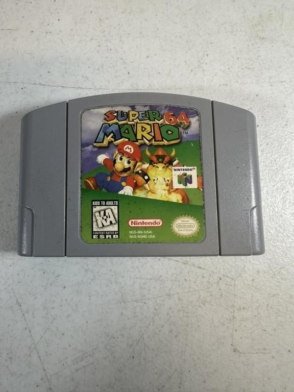 SUPER MARIO 64 - NINTENDO 64 GAME (TESTED,