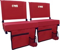 $90  BRAWNTIDE Seat Chair - Red  2 Pack  Thick