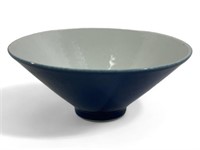 Marked Antique porcelain White & Blue Bowl