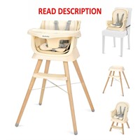 $100  Portable Baby High Chair  6-in-1 - Cream