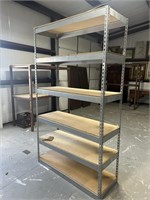 Metal Utility Shelving Unit Measures 48x18x84in