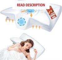 $31  Hexus Cervical Pillow  Memory Foam  White