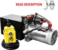 $255  12V Hydraulic Pump Unit (Double 6Qt)