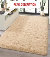 $30  Andecor Soft Bedroom Rugs  4x6ft  Camel