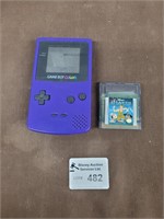 Game Boy Color with Disney game