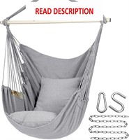$48  Y-STOP Hammock Chair  500lbs  Indoor/Outdoor