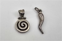 Two Pendants Sterling silver 925