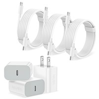 3Pack MFi Certified iPhone Charger