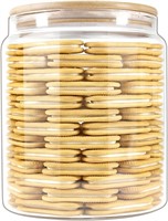 $73  ECOEVO Glass Jars  Bamboo Lids  1 Gallon Set