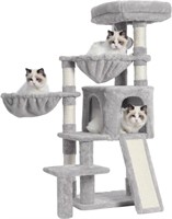 Gitelsnour Cat Tree Tower, Light Gray