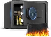 $80  Fireproof Safe Box  Digital Keypad  Black