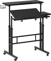 $72  Adjustable Standing Desk  31.5 Inch  Black