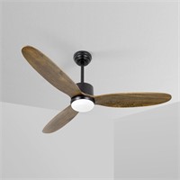$140  52in Ceiling Fan w/ Light  Remote  DC Motor