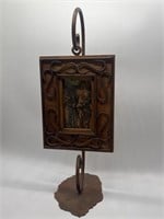 Rustic Style Picture Frame on Stand