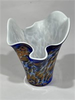 Art Glass Vase Made in Poland