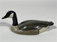 Signed Painted Bronze Canadian Goose