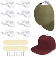 8pk Hat Hooks for Wall