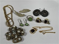 Selection of Vintage Costume Jewelry