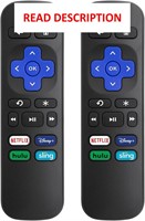 $12  (2 Pack) Replacement Remote for Roku 1 2 3 4