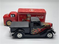 Coca Cola Santa Truck and Solido 1935 Ford