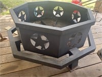 Texas Star Themed Medal Fire Pit