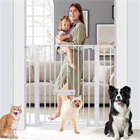 $70  37 Baby Gate  Cat Door  Adjusts 29.5-40.55
