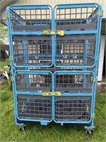 Storage Rack on Casters w/ Brakes