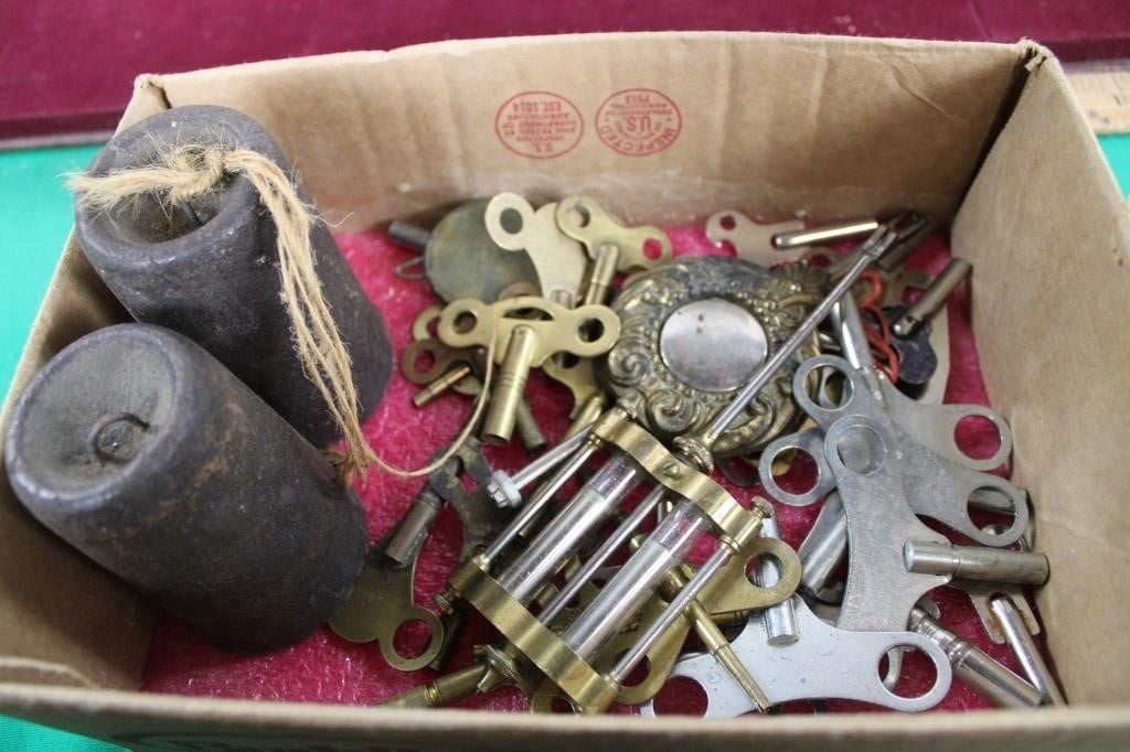 Early Clock Keys & Parts