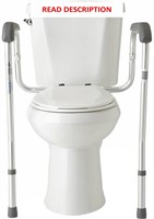 $30  Medline - Toilet Safety Rails  Silver