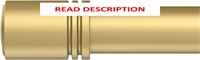 $23  Gold Curtain Rod  66-120  5/8 Diameter