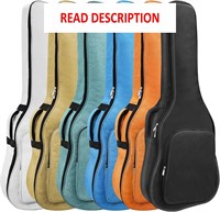 $23  Black Guitar Bag for Guitars  0.5in Padding