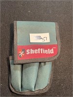 SHEFFIELD 4 PC KNIFE MULTI TOOL SET IN POUCH