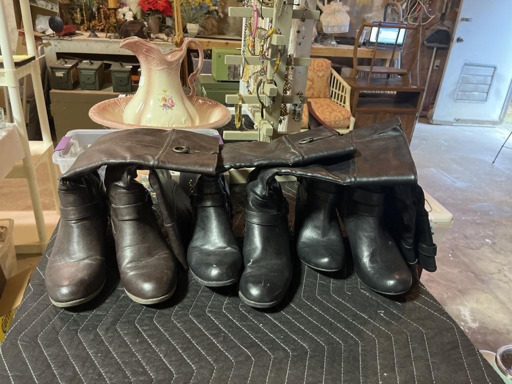 3 Pairs of Women’s Boots