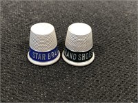 Pair of Star Brand Shoes Thimbles
