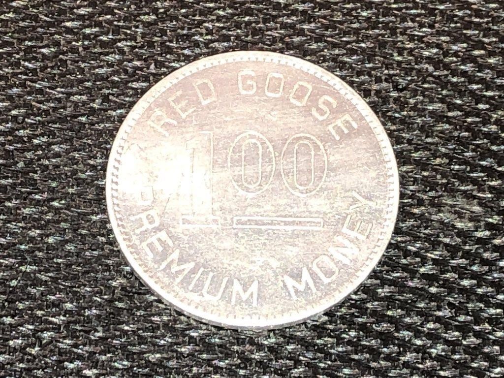 Red Goose Dollar Coin