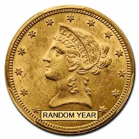 $10 Liberty Gold Eagle MS-61 PCGS (Random)