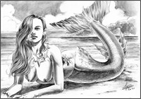 Ferri. Illustration originale Sirène