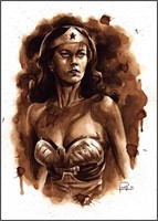Juapi. Illustration originale Wonder Woman