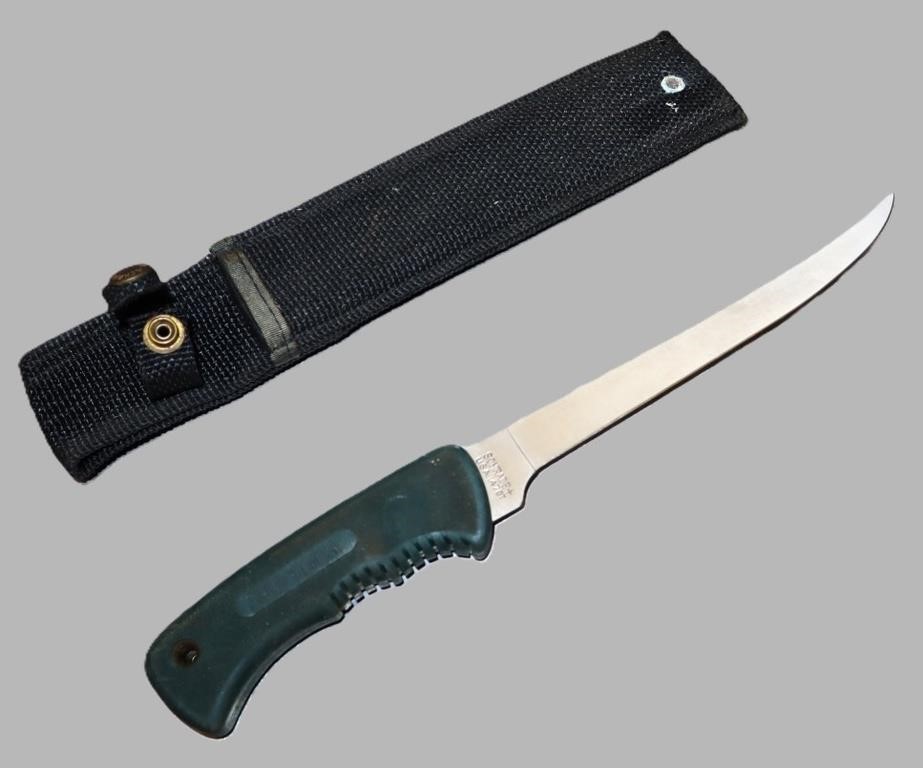 Schrade 1470t fillet knife w sheath